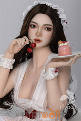 Elara-C - 158cm D-Cup LH030A-C Weißer Silikonkopf TPE-Körper Lilydoll Liebespuppe