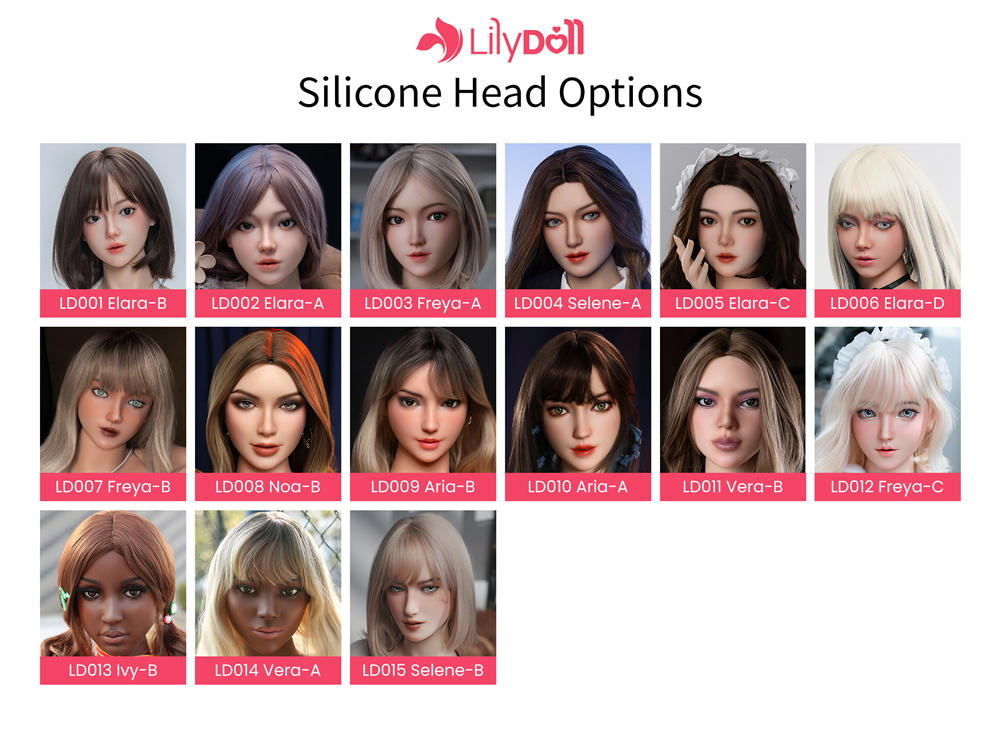 Lilydoll Silicone Head Options m